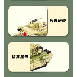 Kazi KY84122 84122 non  TRANG BỊ HIỆN ĐẠI XE BỌC THÉP RÀ PHÁ BOM MÌN BMR-3M 8 TỔ HỢP bộ đồ chơi xếp lắp ráp ghép mô hình Military Army Quân Sự Bộ Đội 1250 khối