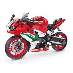 GBL KY1102 1102 non  XE MÁY DUCATI 1299PR bộ đồ chơi xếp lắp ráp ghép mô hình  Kỹ Thuật Công Nghệ Cao Mô Hình Phương Tiện 764 khối