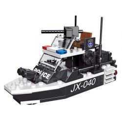 JIESTAR 20040 non  SWAT FLYING TIGERS THUYỀN CHIẾN ĐẤU DƯỚI NƯỚC bộ đồ chơi xếp lắp ráp ghép mô hình City COMBAT CRAFT Thành Phố 136 khối