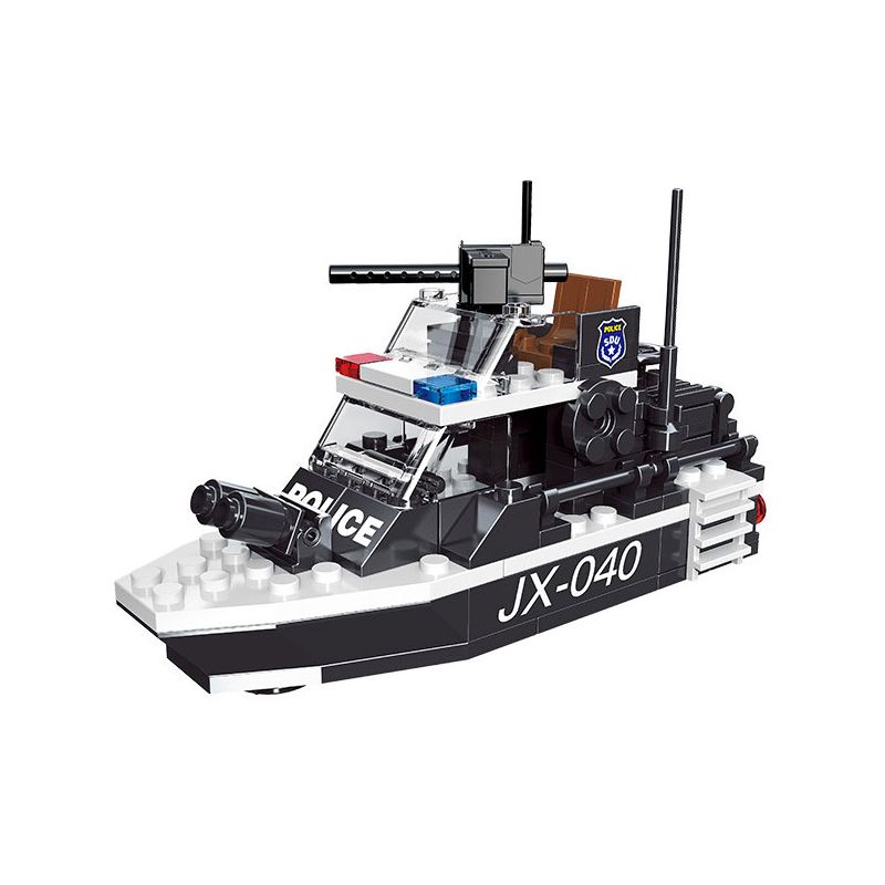 JIESTAR 20040 non  SWAT FLYING TIGERS THUYỀN CHIẾN ĐẤU DƯỚI NƯỚC bộ đồ chơi xếp lắp ráp ghép mô hình City COMBAT CRAFT Thành Phố 136 khối