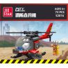 JIESTAR 52016 non  XE CỨU HỎA THÀNH PHỐ TOÀN CẦU TRỰC THĂNG bộ đồ chơi xếp lắp ráp ghép mô hình City URBAN FIRE ENGINE 73 khối