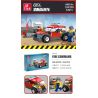 JIESTAR 52015 non  XE CỨU HỎA THÀNH PHỐ TOÀN CẦU CHỈ HUY CHỮA CHÁY bộ đồ chơi xếp lắp ráp ghép mô hình City URBAN FIRE ENGINE 104 khối