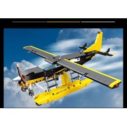 JIESTAR 58007 non  MÁY BAY HẠNG NHẸ ĐA NĂNG CÁNH QUẠT MỘT ĐỘNG CƠ CESSNA 208 bộ đồ chơi xếp lắp ráp ghép mô hình  Kỹ Thuật Công Nghệ Cao Mô Hình Phương Tiện 738 khối