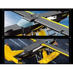 JIESTAR 58007 non  MÁY BAY HẠNG NHẸ ĐA NĂNG CÁNH QUẠT MỘT ĐỘNG CƠ CESSNA 208 bộ đồ chơi xếp lắp ráp ghép mô hình  Kỹ Thuật Công Nghệ Cao Mô Hình Phương Tiện 738 khối