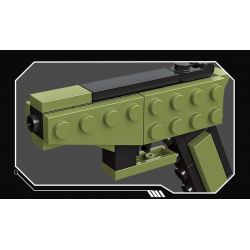 JIESTAR 92409 non  GUNFIRE GLORY SÚNG TRƯỜNG TẬP HỢP LOẠI 88 12 TỔ bộ đồ chơi xếp lắp ráp ghép mô hình 441 khối