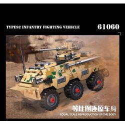 JIESTAR 61060 non  XE CHIẾN ĐẤU BỘ BINH KIỂU 92 bộ đồ chơi xếp lắp ráp ghép mô hình Military Army TYPE 92 INFANTRY FIGHTING VEHICLE Quân Sự Bộ Đội 336 khối