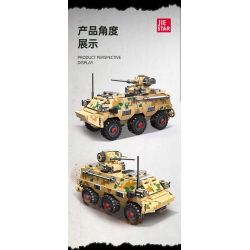 JIESTAR 61060 non  XE CHIẾN ĐẤU BỘ BINH KIỂU 92 bộ đồ chơi xếp lắp ráp ghép mô hình Military Army TYPE 92 INFANTRY FIGHTING VEHICLE Quân Sự Bộ Đội 336 khối
