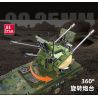 JIESTAR 61062 non  PHÁO PHÒNG KHÔNG ĐÔI 35 TYPE 09 bộ đồ chơi xếp lắp ráp ghép mô hình Military Army 09 35MM TRACKED SELF-PROPELLED ARILERY Quân Sự Bộ Đội 358 khối
