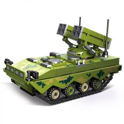 JIESTAR 61061 non  TÊN LỬA CHỐNG TĂNG RED ARROW 10 bộ đồ chơi xếp lắp ráp ghép mô hình Military Army HJ-10 ANTI-TANK MISSILE Quân Sự Bộ Đội 357 khối