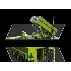 JIESTAR 61061 non  TÊN LỬA CHỐNG TĂNG RED ARROW 10 bộ đồ chơi xếp lắp ráp ghép mô hình Military Army HJ-10 ANTI-TANK MISSILE Quân Sự Bộ Đội 357 khối