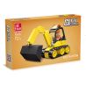 JIESTAR 51015 non  XE XÂY DỰNG UNIVERSAL CITY MÁY XÚC bộ đồ chơi xếp lắp ráp ghép mô hình MACHINESHOP TRUCK EXCAVATOR Thành Phố 86 khối