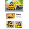 JIESTAR 51015 non  XE XÂY DỰNG UNIVERSAL CITY MÁY XÚC bộ đồ chơi xếp lắp ráp ghép mô hình MACHINESHOP TRUCK EXCAVATOR Thành Phố 86 khối