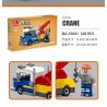JIESTAR 51014 non  PHƯƠNG TIỆN XÂY DỰNG UNIVERSAL CITY CẦN CẨU bộ đồ chơi xếp lắp ráp ghép mô hình MACHINESHOP TRUCK CRANE Thành Phố 128 khối