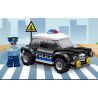 JIESTAR 54104 non  THÀNH PHỐ VŨ TRỤ XE CẢNH SÁT bộ đồ chơi xếp lắp ráp ghép mô hình City GLOBAL CITY POLICE CAR 105 khối