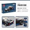 JIESTAR 54101 non  THÀNH PHỐ VŨ TRỤ XE CẢNH SÁT bộ đồ chơi xếp lắp ráp ghép mô hình City GLOBAL CITY POLICE CAR 97 khối