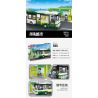 JIESTAR 55007 non  THÀNH PHỐ TOÀN CẦU XE BUÝT bộ đồ chơi xếp lắp ráp ghép mô hình City GLOBAL CITY BUS 385 khối