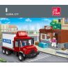 JIESTAR 55004 non  THÀNH PHỐ TOÀN CẦU XE TẢI bộ đồ chơi xếp lắp ráp ghép mô hình City GLOBAL CITY TRUCKS 325 khối