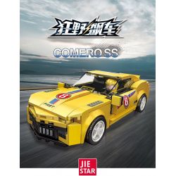 JIESTAR 92334 non  NHỰA ĐƯỜNG CHEVROLET CAMARO SS bộ đồ chơi xếp lắp ráp ghép mô hình Racers Đua Tốc Độ 292 khối