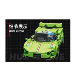JIESTAR 92333 non  NHỰA ĐƯỜNG LAMBORGHINI HURACAN bộ đồ chơi xếp lắp ráp ghép mô hình Racers Đua Tốc Độ 288 khối
