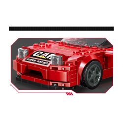 JIESTAR 92331 non  ĐUA XE NHỰA ĐƯỜNG MAZDA RX-7 bộ đồ chơi xếp lắp ráp ghép mô hình Racers Đua Tốc Độ 252 khối