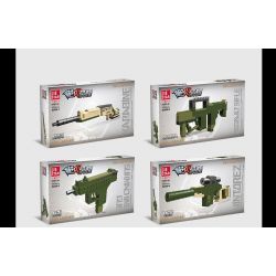 JIESTAR 92408 non  SÚNG TRƯỜNG M416 TỔ HỢP tỷ lệ 1:14 bộ đồ chơi xếp lắp ráp ghép mô hình Gun 661 khối