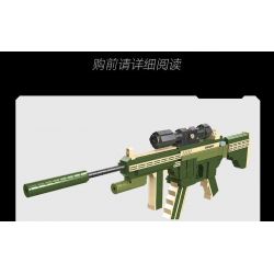 JIESTAR 92408 non  SÚNG TRƯỜNG M416 TỔ HỢP tỷ lệ 1:14 bộ đồ chơi xếp lắp ráp ghép mô hình Gun 661 khối