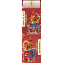 JIESTAR 3611 non  ĐẢO BỒNG LAI bộ đồ chơi xếp lắp ráp ghép mô hình 1134 khối