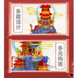 JIESTAR 3611 non  ĐẢO BỒNG LAI bộ đồ chơi xếp lắp ráp ghép mô hình 1134 khối