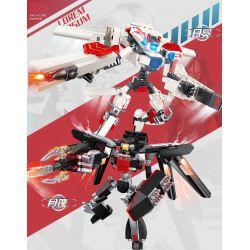 JIESTAR 67014 non  BÌNH MINH BẤT TẬN ECLIPSE MECHA bộ đồ chơi xếp lắp ráp ghép mô hình 271 khối