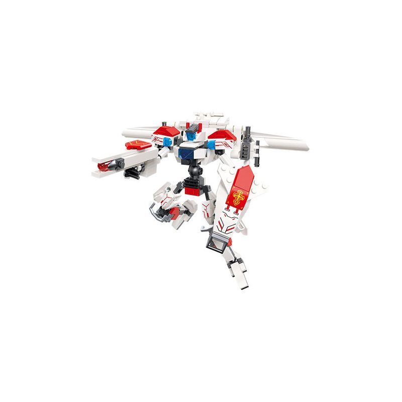 JIESTAR 67013 non  BÌNH MINH BẤT TẬN CORONA MECHA bộ đồ chơi xếp lắp ráp ghép mô hình 266 khối