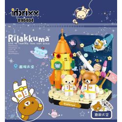 INBRIXX 890404 non  RILAKKUMA DU HÀNH TRONG KHÔNG GIAN bộ đồ chơi xếp lắp ráp ghép mô hình