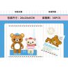 INBRIXX 890403 non  RILAKKUMA CHUYẾN DU LỊCH NƯỚC PHÁP LÃNG MẠN bộ đồ chơi xếp lắp ráp ghép mô hình