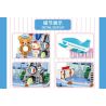 INBRIXX 890403 non  RILAKKUMA CHUYẾN DU LỊCH NƯỚC PHÁP LÃNG MẠN bộ đồ chơi xếp lắp ráp ghép mô hình