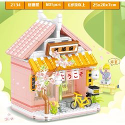 WELEMAGINATION 2134 non  IZAKAYA bộ đồ chơi xếp lắp ráp ghép mô hình Girl THE PUB Con Gái 601 khối