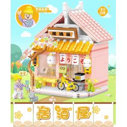 WELEMAGINATION 2134 non  IZAKAYA bộ đồ chơi xếp lắp ráp ghép mô hình Girl THE PUB Con Gái 601 khối