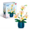 WELEMAGINATION 2139 non  HOA LAN VÀNG THƠM bộ đồ chơi xếp lắp ráp ghép mô hình Flowers ORCHIDS ELEGANT 606 khối