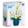 WELEMAGINATION 2139 non  HOA LAN VÀNG THƠM bộ đồ chơi xếp lắp ráp ghép mô hình Flowers ORCHIDS ELEGANT 606 khối