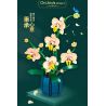 WELEMAGINATION 2139 non  HOA LAN VÀNG THƠM bộ đồ chơi xếp lắp ráp ghép mô hình Flowers ORCHIDS ELEGANT 606 khối