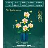 WELEMAGINATION 2139 non  HOA LAN VÀNG THƠM bộ đồ chơi xếp lắp ráp ghép mô hình Flowers ORCHIDS ELEGANT 606 khối