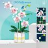 WELEMAGINATION 2138 non  LAN TẤN QUÝ PHU bộ đồ chơi xếp lắp ráp ghép mô hình Flowers ORCHIDS ELEGANT Hoa 616 khối