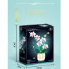 WELEMAGINATION 2138 non  LAN TẤN QUÝ PHU bộ đồ chơi xếp lắp ráp ghép mô hình Flowers ORCHIDS ELEGANT Hoa 616 khối