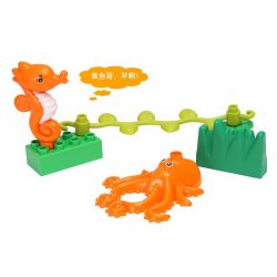 HYSTOYS HONGYUANSHENG AOLEDUOTOYS HG-1501 1501 HG1501 Xếp hình kiểu    Arctic Thế Giới đáy Biển 13 khối