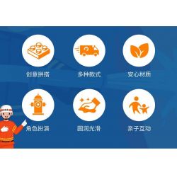 ZHEGAO QL0211 0211 non  HỎA TIÊN PHONG LỆNH 16 TỔ HỢP bộ đồ chơi xếp lắp ráp ghép mô hình Creator Sáng Tạo