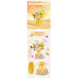LOZ 4204 non  CỐC CÁT LÚN KEM CHANH CHUA bộ đồ chơi xếp lắp ráp ghép mô hình SWEET QUICKSAND CUP 236 khối