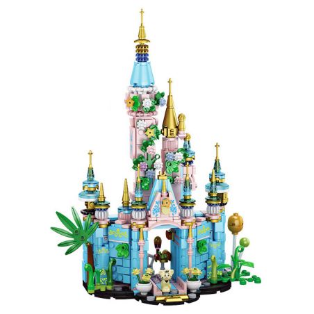 FORANGE FC3828 3828 non  KẾT HỢP ĐA DẠNG ROYAL FANTASY CASTLE 8 bộ đồ chơi xếp lắp ráp ghép mô hình Girl Con Gái 782 khối