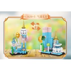 FORANGE FC3828 3828 non  KẾT HỢP ĐA DẠNG ROYAL FANTASY CASTLE 8 bộ đồ chơi xếp lắp ráp ghép mô hình Girl Con Gái 782 khối