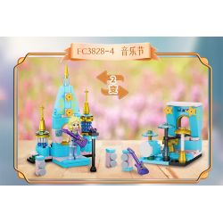 FORANGE FC3828 3828 non  KẾT HỢP ĐA DẠNG ROYAL FANTASY CASTLE 8 bộ đồ chơi xếp lắp ráp ghép mô hình Girl Con Gái 782 khối