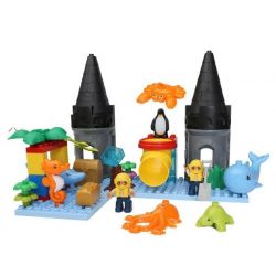 HYSTOYS HONGYUANSHENG AOLEDUOTOYS HG-1450 1450 HG1450 Xếp hình kiểu    Arctic Lâu đài Thủy Cung 41 khối