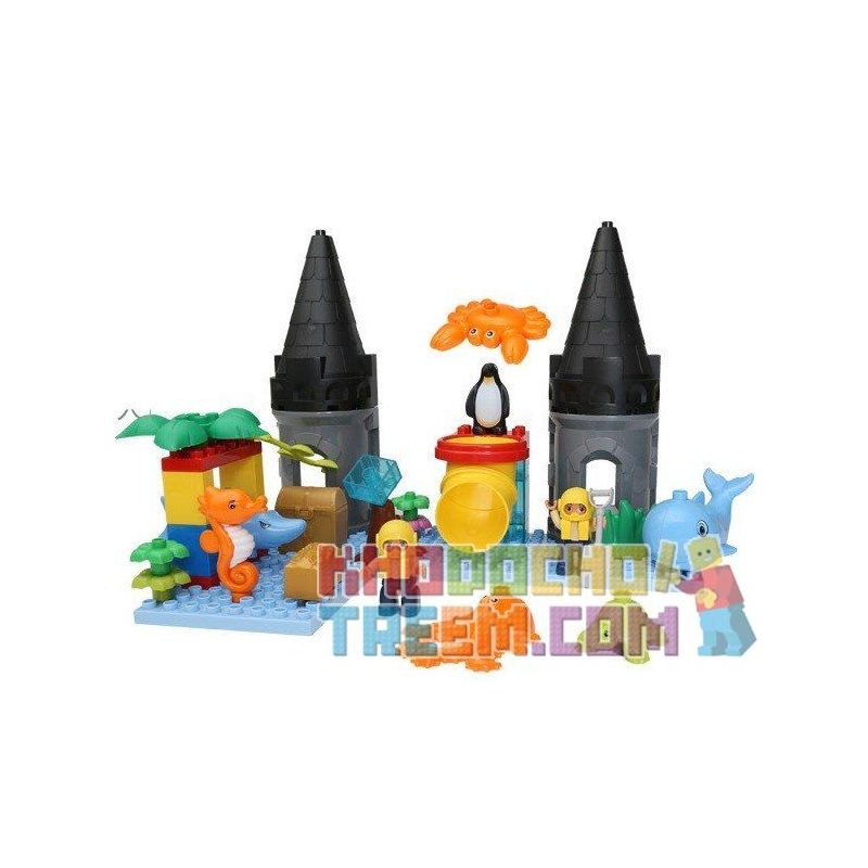 HYSTOYS HONGYUANSHENG AOLEDUOTOYS HG-1450 1450 HG1450 Xếp hình kiểu    Arctic Lâu đài Thủy Cung 41 khối