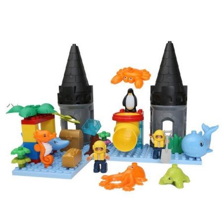 HYSTOYS HONGYUANSHENG AOLEDUOTOYS HG-1450 1450 HG1450 Xếp hình kiểu    Arctic Lâu đài Thủy Cung 41 khối